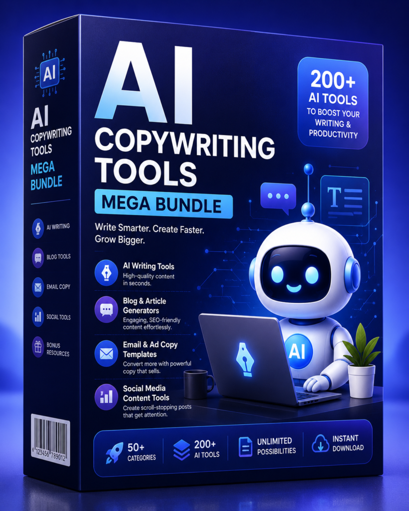 Premium Digital Products AI Copywriting Tools Bundle